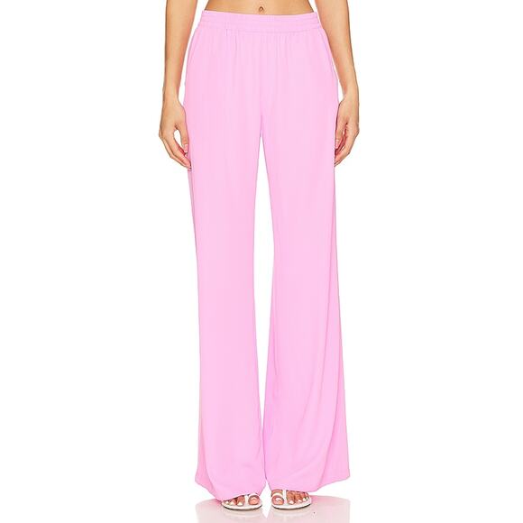 Amanda Uprichard Pants - Amanda Uprichard 'Vera' Pink Crepe Pants Size S